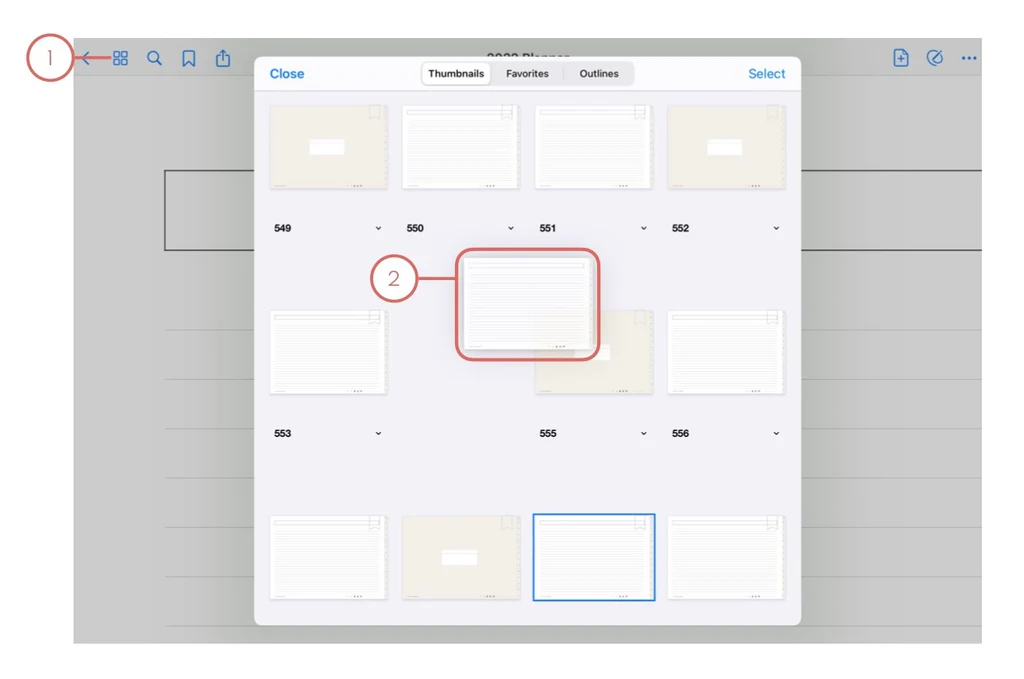 Re-Arrange Pages in GoodNotes