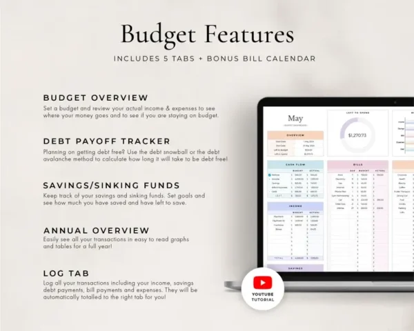Budget Planner for Google Sheets – Track Your Finances Easily