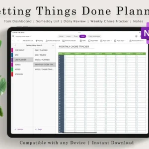 Smart OneNote Digital Planner | Plan, Track, & Organize