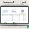 Google Sheets Annual Budget Template | Track Your Finances
