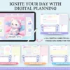 All-in-One Cute Undated Hyperlinked Digital Planner - Image 3