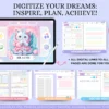 All-in-One Cute Undated Hyperlinked Digital Planner - Image 2