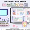 All-in-One Cute Undated Hyperlinked Digital Planner - Image 4