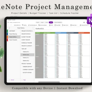 OneNote project management