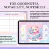 All-in-One Cute Undated Hyperlinked Digital Planner - Image 6