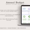 Google Sheets Annual Budget Template | Track Your Finances - Image 7