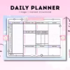 Daily Planner Printable