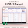 652510 Budget Spreadsheet Template