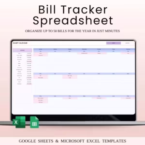 Bill Tracker Spreadsheet