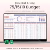 Budget Spreadsheet
