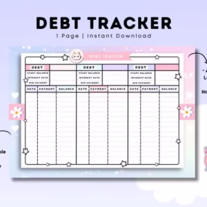 Debt Tracker & Snowball Payoff Tracker
