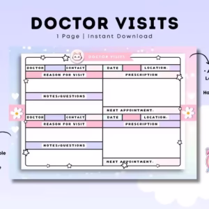 Doctor Visits and Health Planner