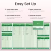 Simple Budget Planner - Green Theme | Monthly, Weekly & Biweekly - Image 3