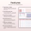 Weight Loss Tracker Spreadsheet with Body Measurement Tracker - Image 2
