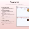 Meal Planner Template | Weekly Planner, Grocery List & Nutrition Tracker - Image 2