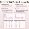 Client Tracker Spreadsheet for Freelancers & Small Businesses - Image 6