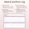 Fitness Planner Spreadsheet | Workout & Nutrition Tracker - Image 7