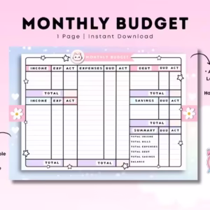Monthly Budget Planner