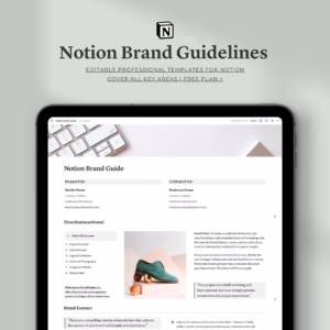 Notion Brand Guidelines Template | Complete Brand Identity Guide