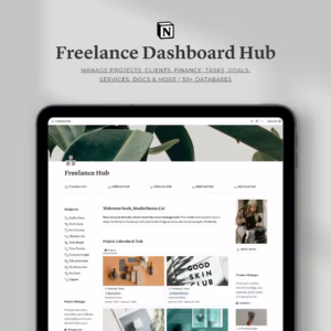 Notion Freelance Dashboard Hub