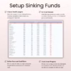 Sinking Funds Tracker Spreadsheet For Multiple Goals - Image 6