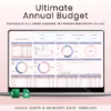 Ultimate Annual Budget Spreadsheet