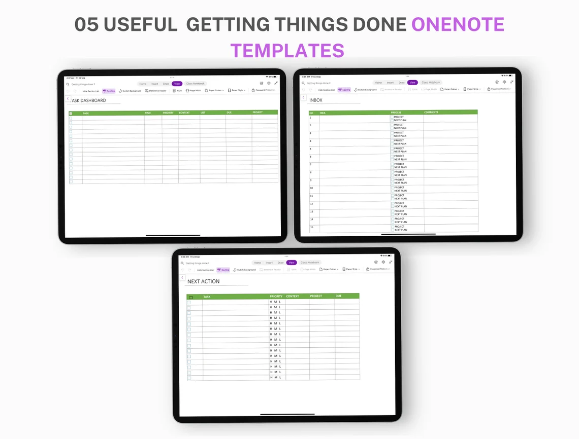 Smart OneNote Digital Planner | Plan, Track, & Organize - Image 2