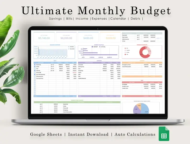 Ultimate Google Sheets Budget Template for Better Money Management