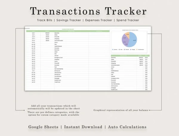 Ultimate Google Sheets Budget Template for Better Money Management - Image 5