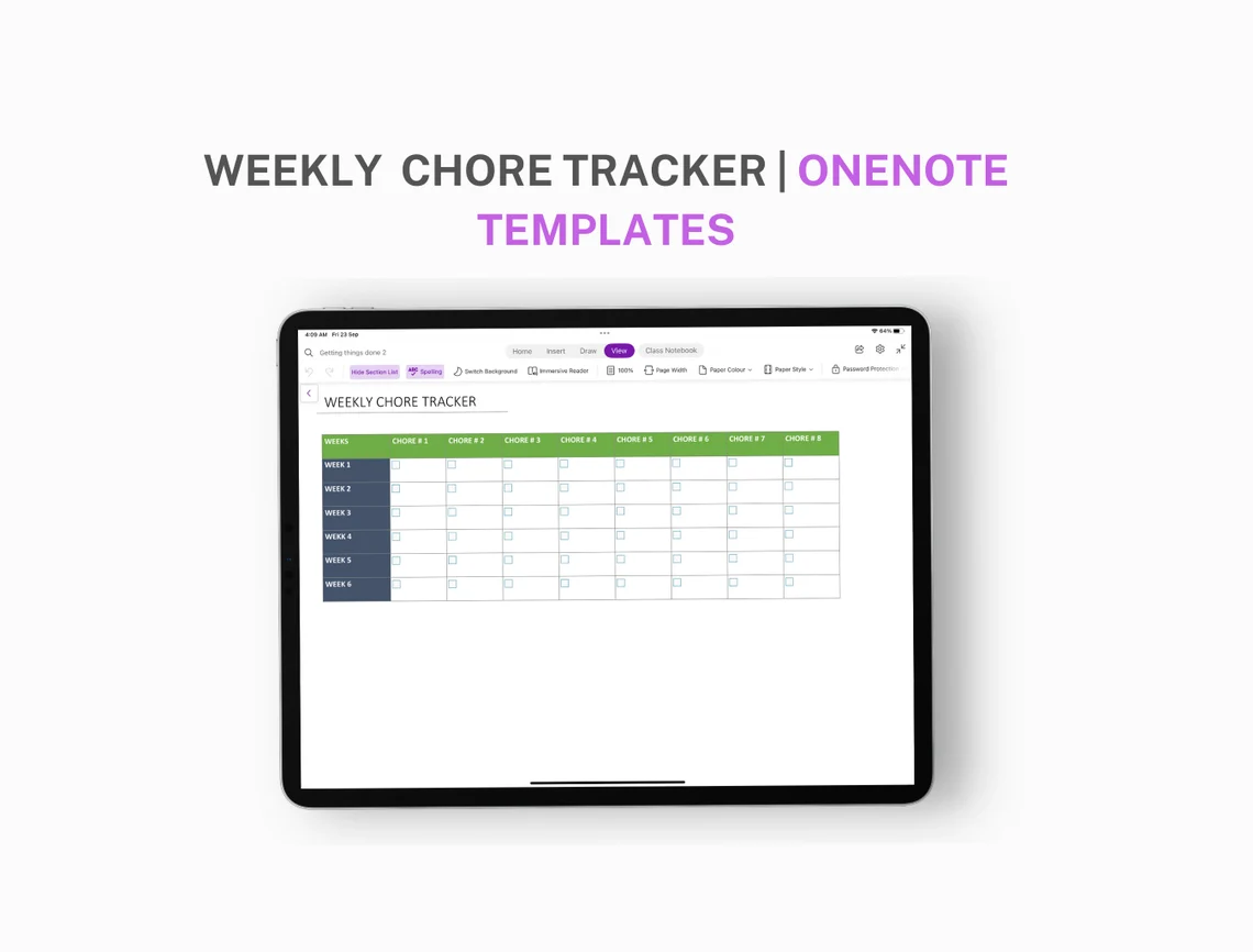Smart OneNote Digital Planner | Plan, Track, & Organize - Image 5