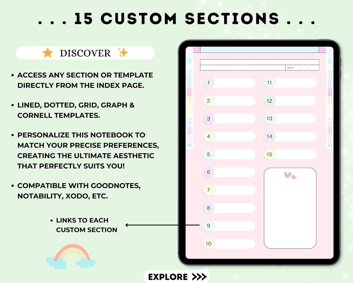 Creative Student Notebook: Creativity, Planning & Study Success - Image 6