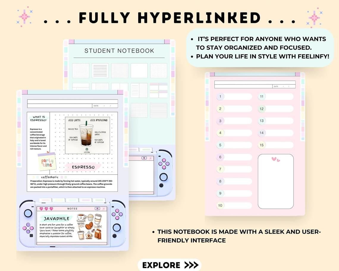 Creative Student Notebook: Creativity, Planning & Study Success - Image 4